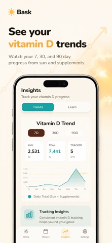 Vitamin D Sun Tracker - Bask Screenshot 6 of 6