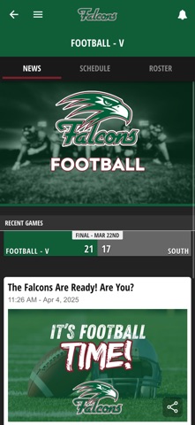 Green Hope Athletics screenshot