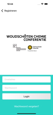 Woudschoten Chemie Conferentie screenshot