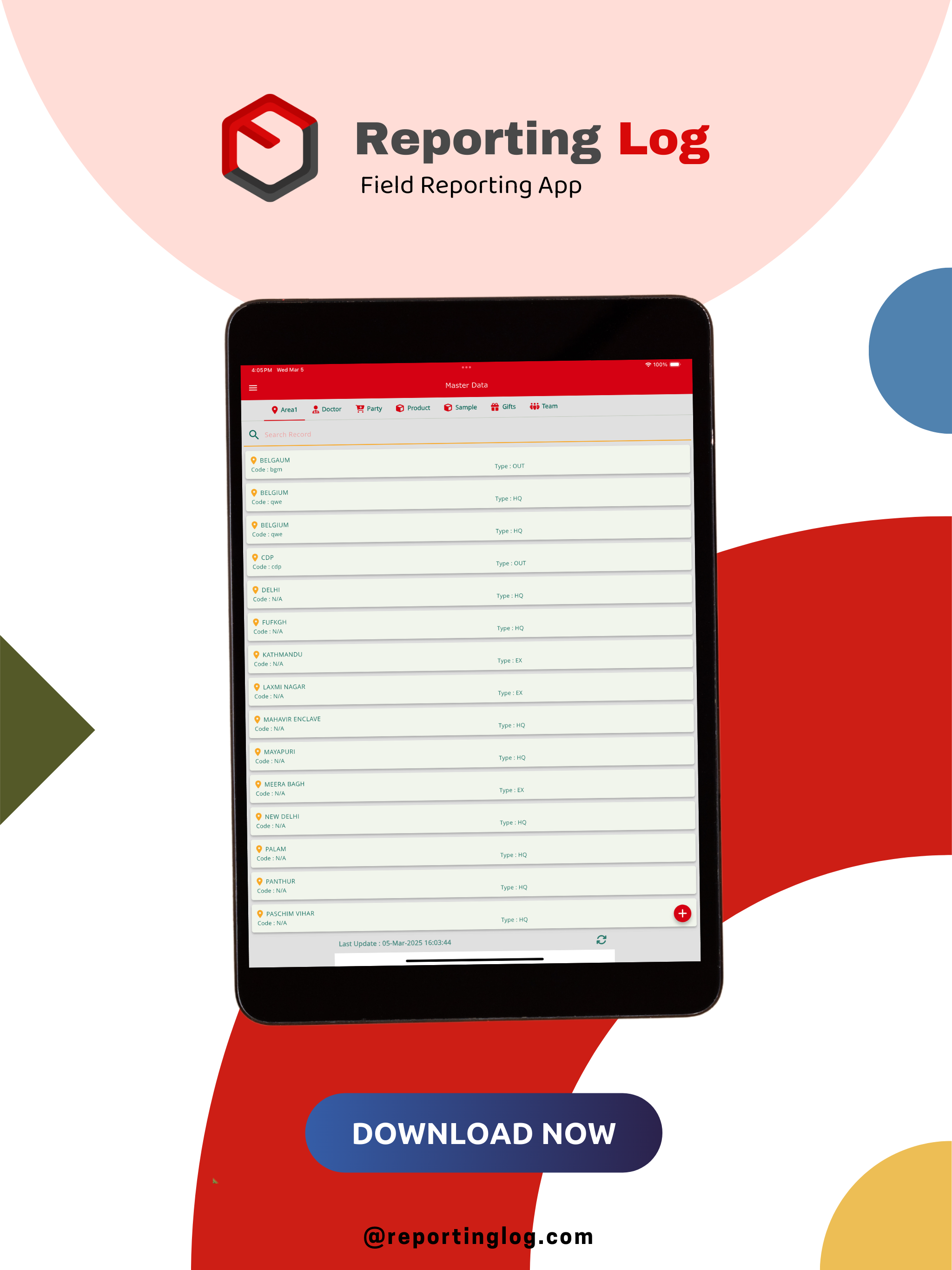 Reporting Log