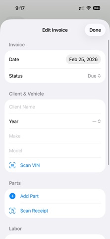 WrenchInvoice Screenshot 1 of 5