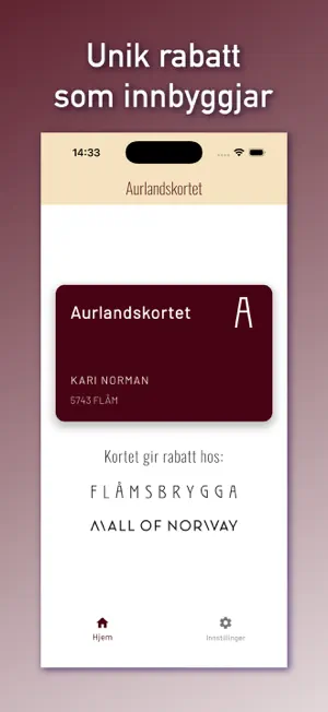 Aurlandskortet screenshot 3