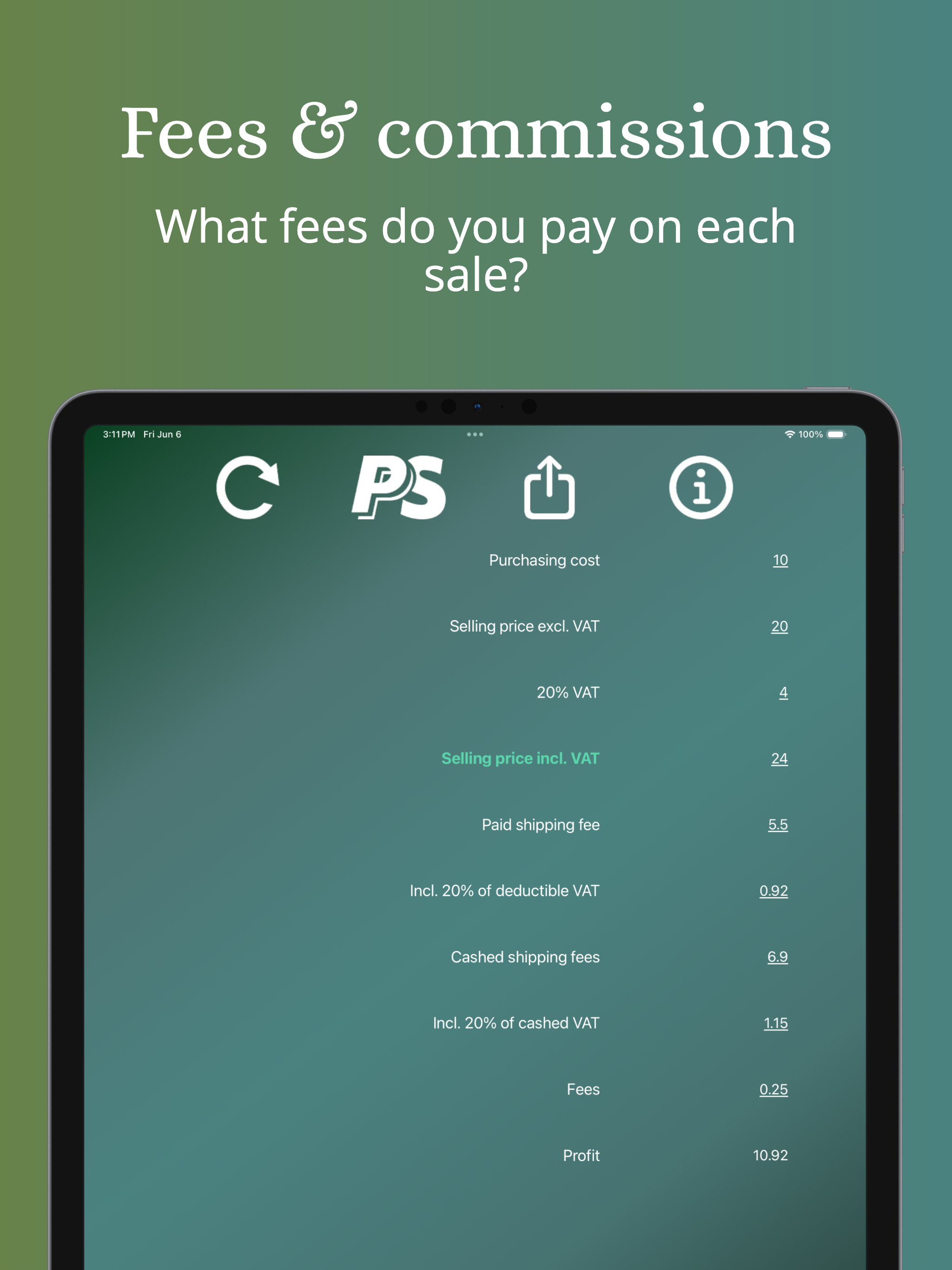 ProCalc.app: Margin, BreakEven