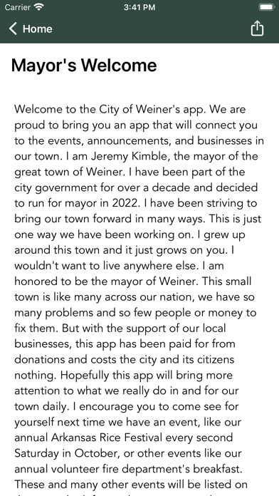 Screenshot 1 of City of Weiner AR App