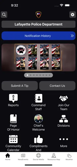 Lafayette Police Department LA screenshot 1