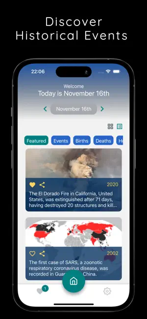 Todays History screenshot 1