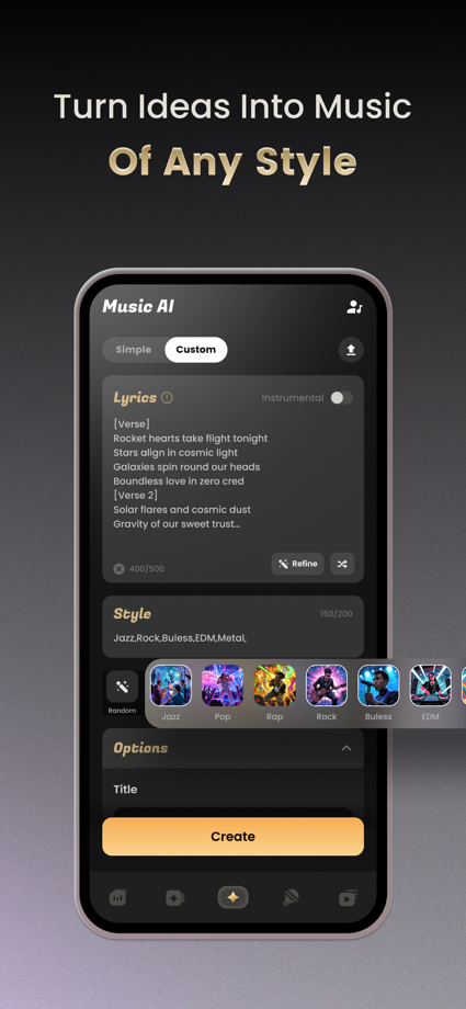 Music AI - MV Video Generator 的 App Store 截图 5
