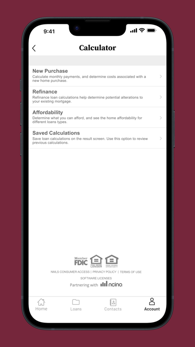 CharterGo Home Loan Screenshot