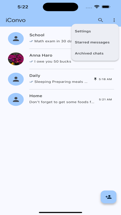 Screenshot #3 pour iConvo - Chat Style Notebook