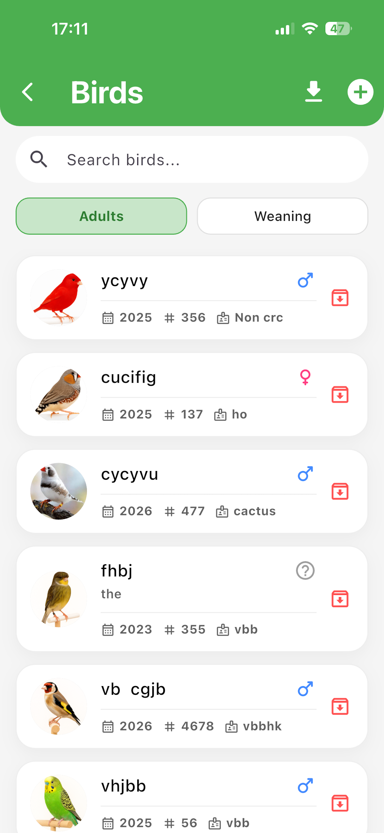 BBreedingBirds screenshot 3