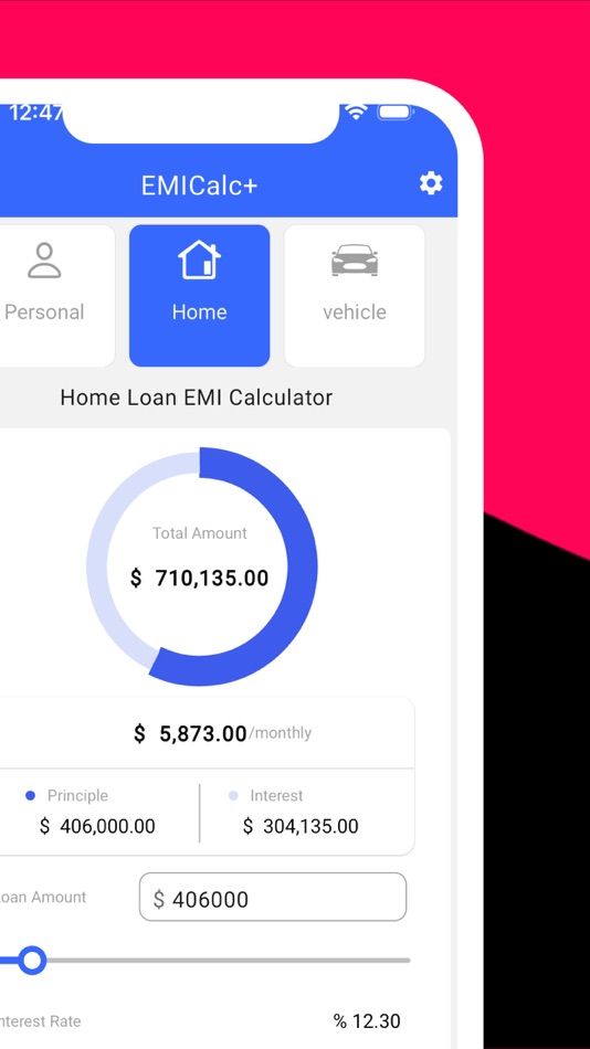 #1. EMICalc+ Loan Assist (iOS) 由: SRINIVASAN PARAMASIVAM