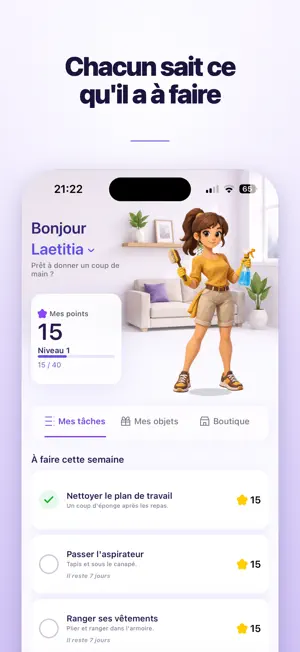 Choriva - Tâches ménagères screenshot 2