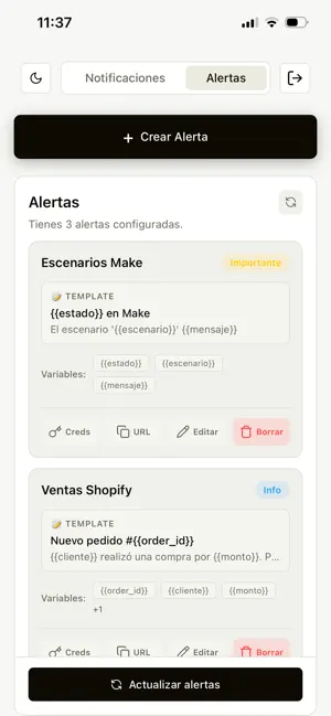 Notifica Hub screenshot 1