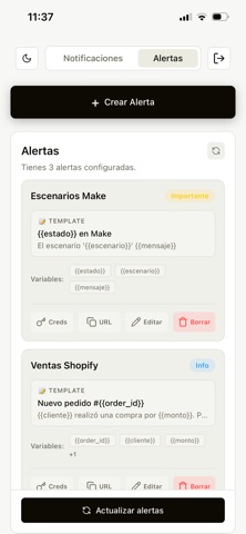 Notifica Hub screenshot