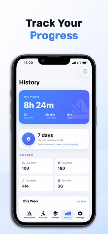 Metronome – BPM Tempo & Rhythm iPhone screenshot