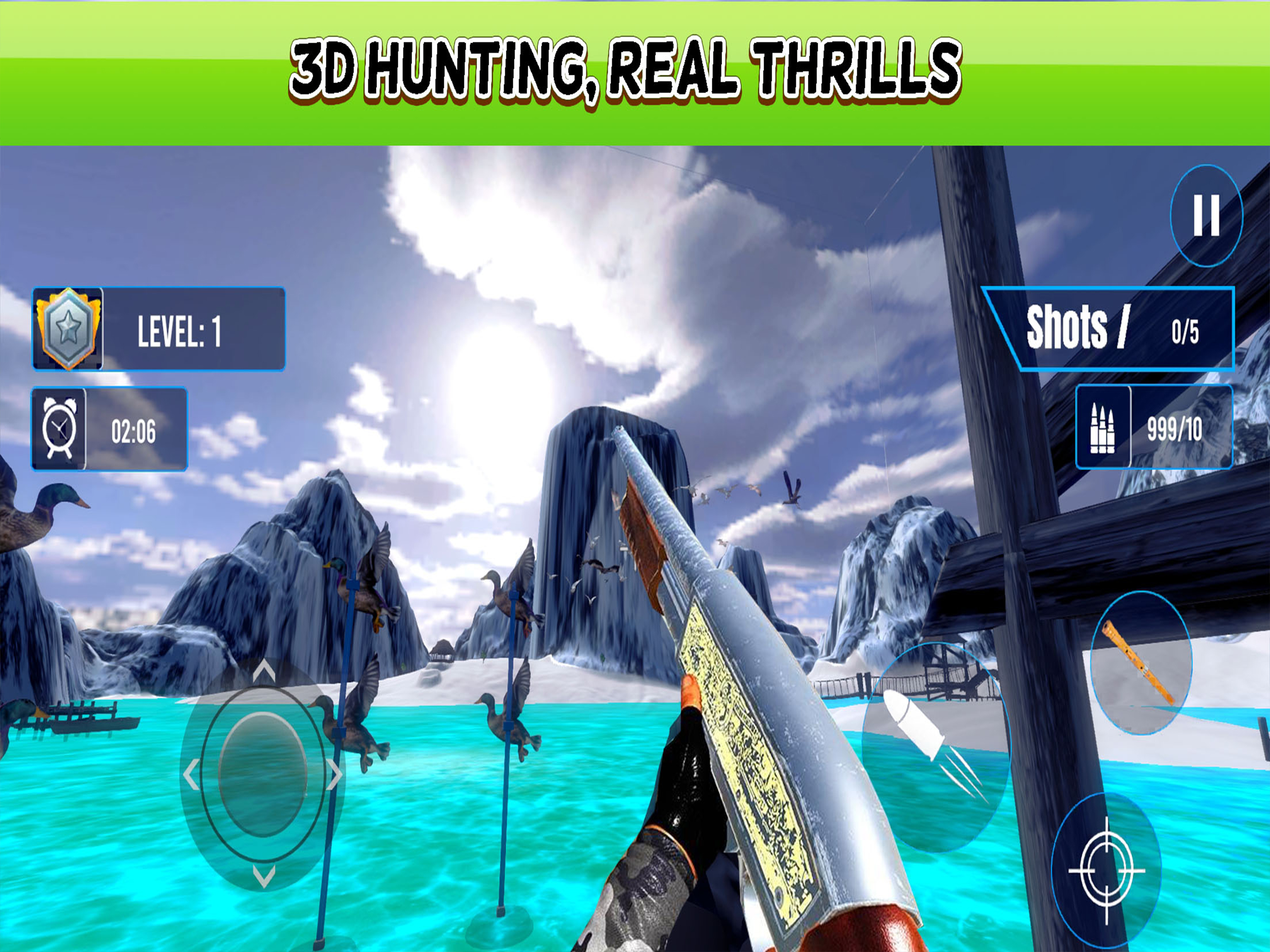 Duck Hunting Birds Shooter 3D