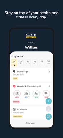 CYB Center iPhone screenshot
