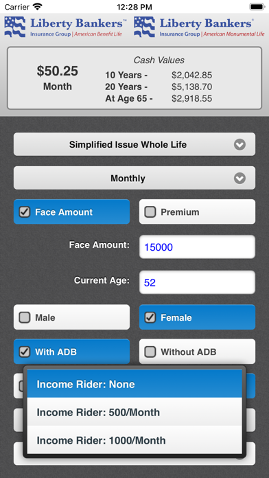 Liberty Bankers Home Service Screenshot