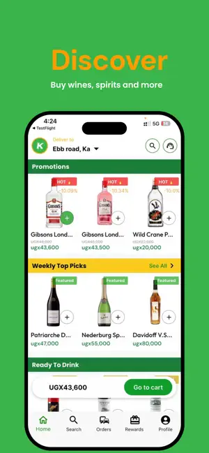 Kafunda WineStore screenshot 1