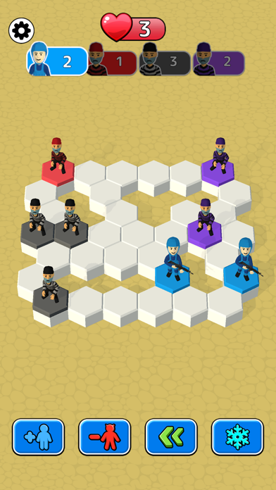 Hexa Battles - Survive game Screenshot