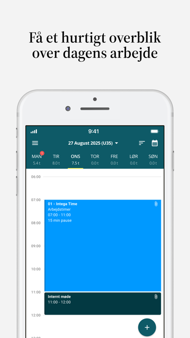 Screenshot #1 pour Intega Time