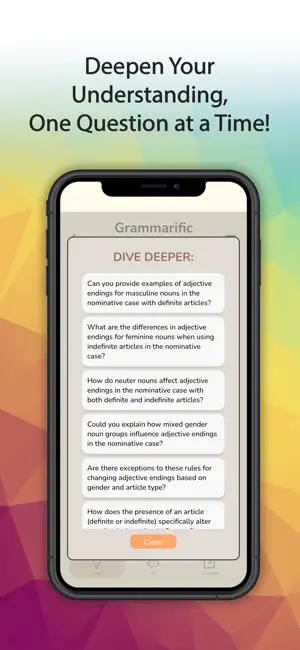 Grammarific: German Grammar screenshot 4
