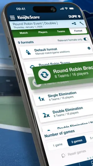 KeepaScore Pickleball Brackets screenshot 1