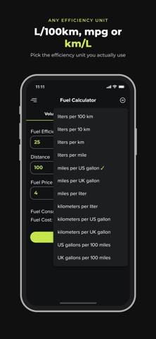 Fuel Calculator: Gas Mileage Screenshot 2 of 7