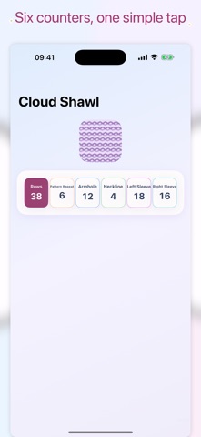 KnitNote: Row Counter & PDF Screenshot 1 of 5