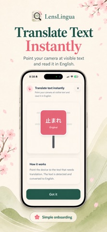 LensLingua screenshot