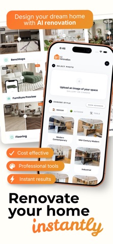 AI Renovation: Home Design iPhone screenshot
