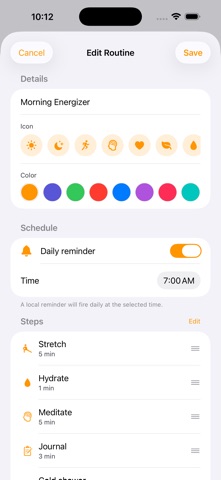 Morning Routine: RoutineFlow Screenshot 3 of 5