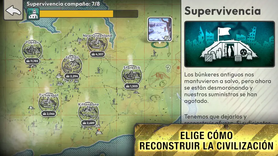 Captura de pantalla de After Inc. en iPhone 6