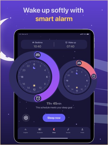Sleep Tracker & Alarm - Moonap iPad screenshot