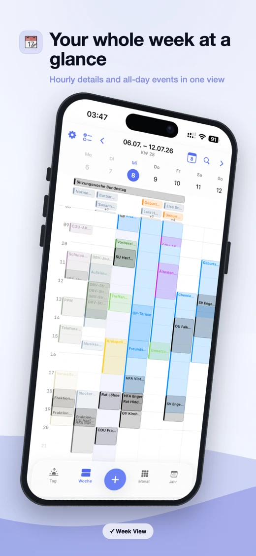 Weeknor – The Weekly Calendar screenshot 2