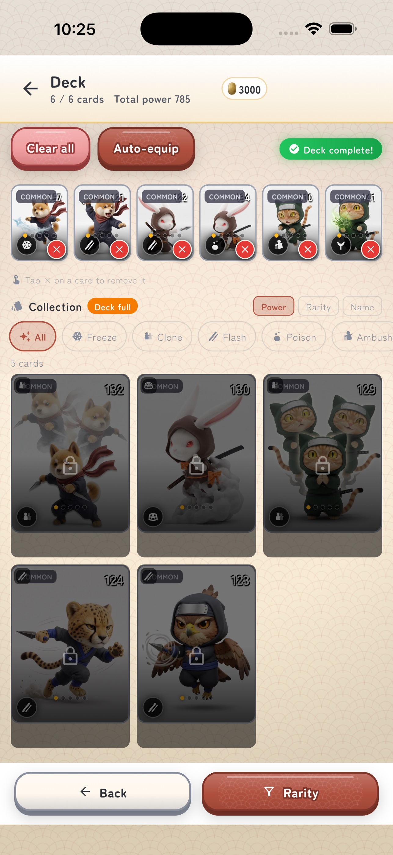 Screenshot 3 of Kemonofu Ninja Card Battle