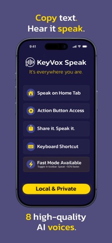 KeyVox: AI Voice Keyboard iPhone screenshot
