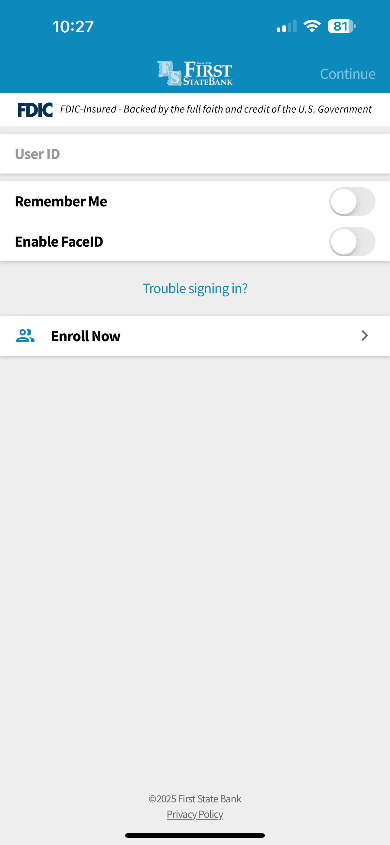 First State Bank - Noble screenshot 3