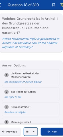 Leben in Deutschland 2025 Test screenshot