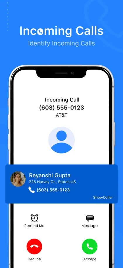 Screenshot 3 di 6 di True: Call ID &Number Search