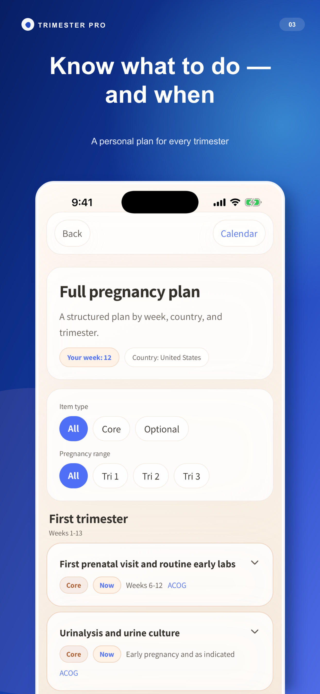 Trimester Pro: Pregnancy App screenshot 3
