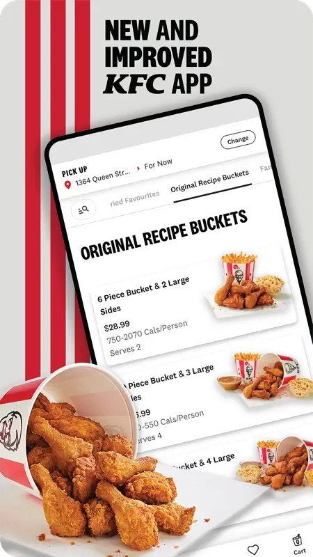 KFC India online ordering app screenshot 1 of 10