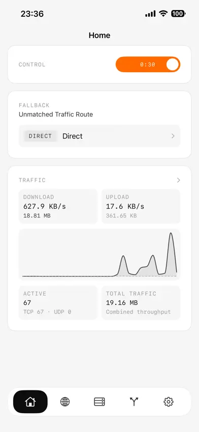 OrangeNet screenshot 1