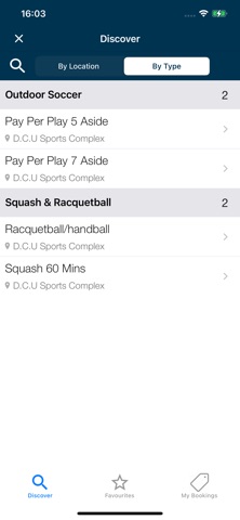 DCU Sport iPhone screenshot