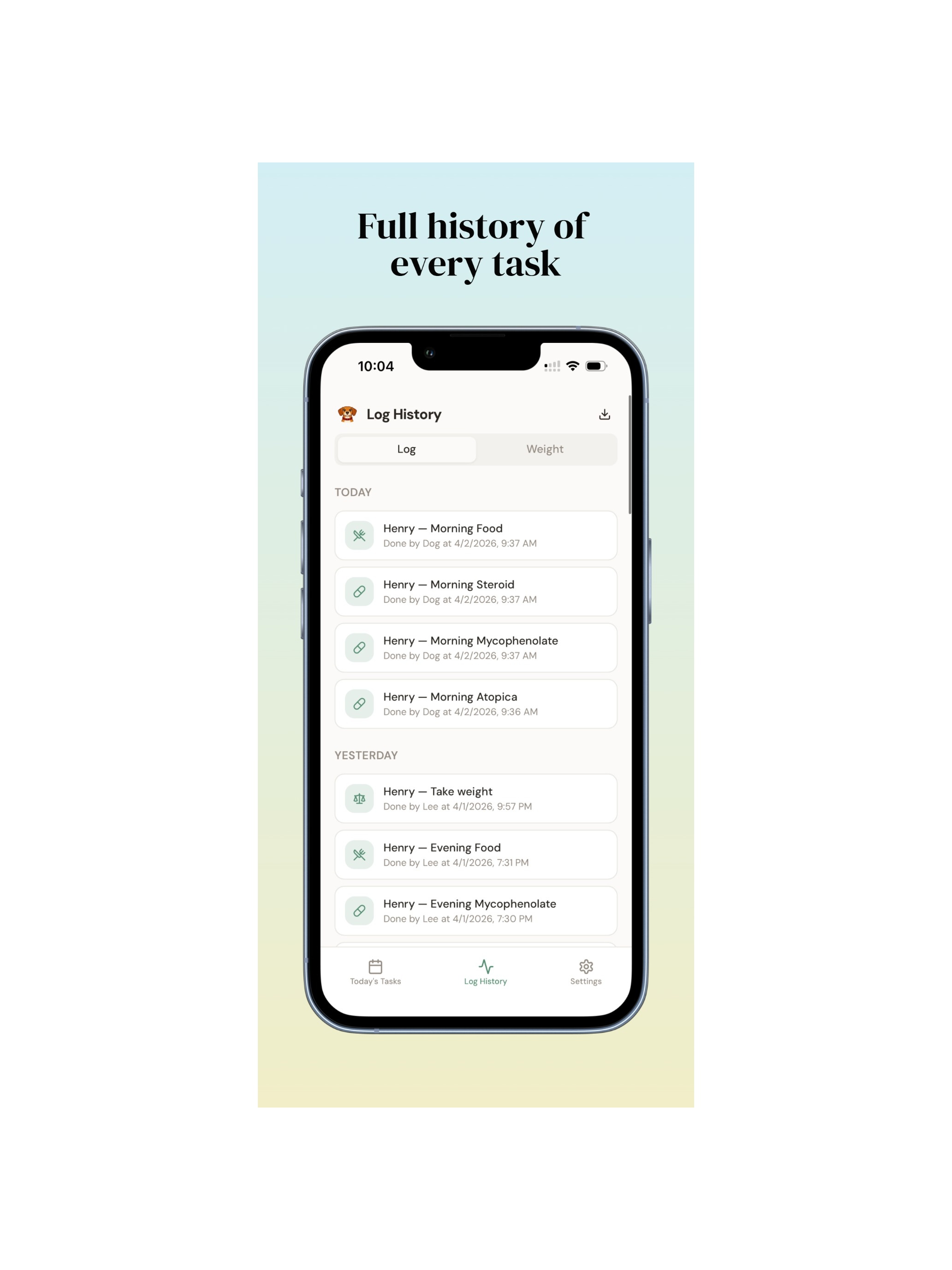 Who Fed Henry pet care tracker