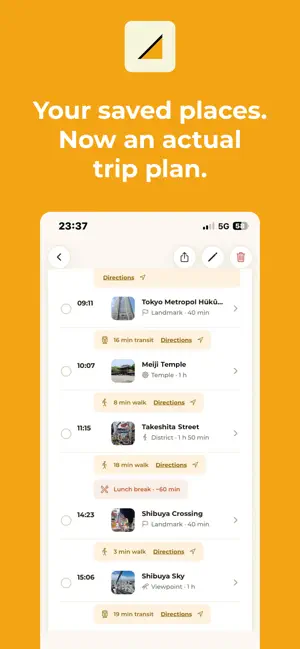 Megurio - Trip Planner screenshot 2