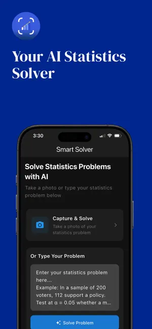 Statistics AI - Smart Solver screenshot 1