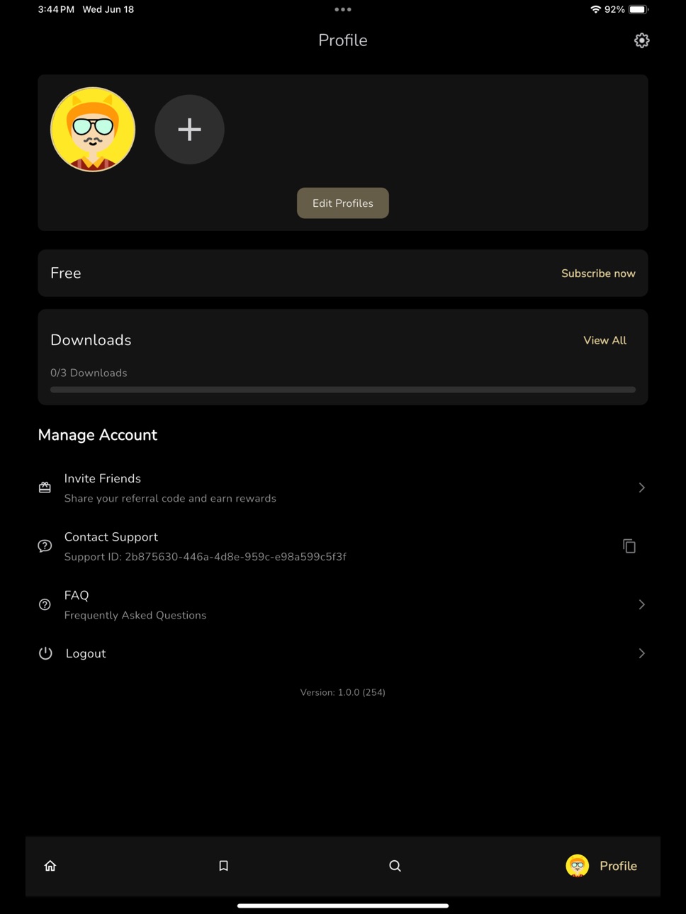 iPad screenshot