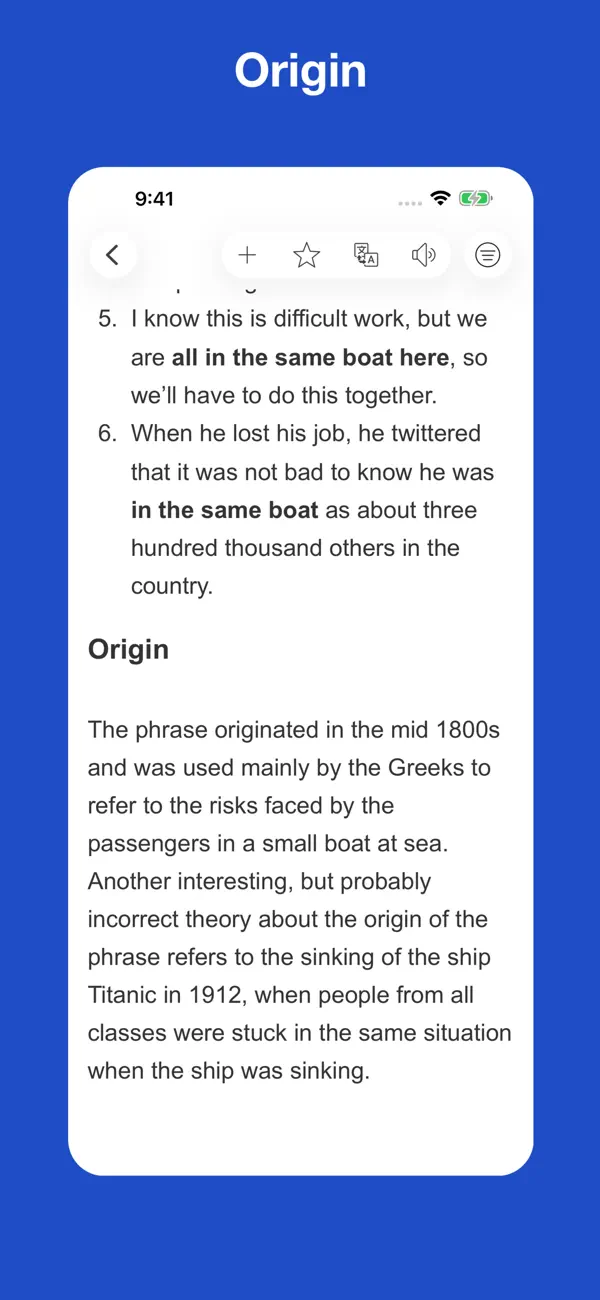 Screenshot #3 pour Dictionary of Idiom Origins