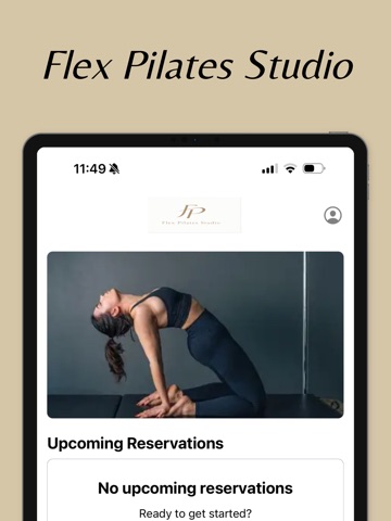 Flex Pilates Studio iPad screenshot